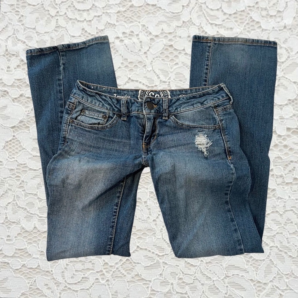 vintage y2k low rise bootcut fare jeans